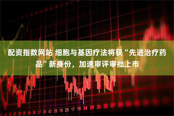 配资指数网站 细胞与基因疗法将获“先进治疗药品”新身份，加速审评审批上市
