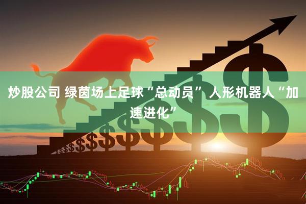 炒股公司 绿茵场上足球“总动员” 人形机器人“加速进化”